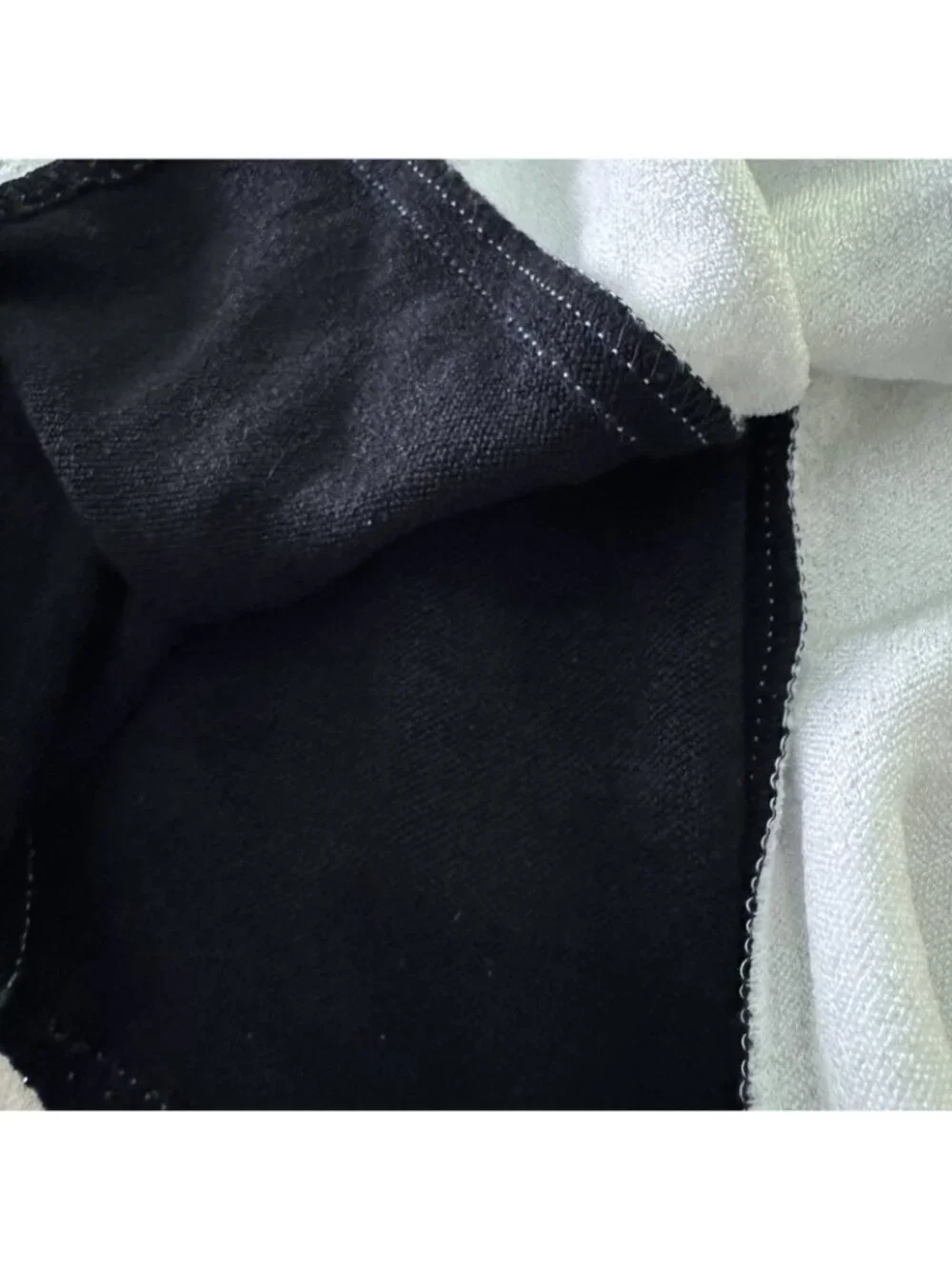 Maxi Halter Dress Women's 10 Black White Sparkly Stretchy Cruella Vintage - Picture 16 of 16
